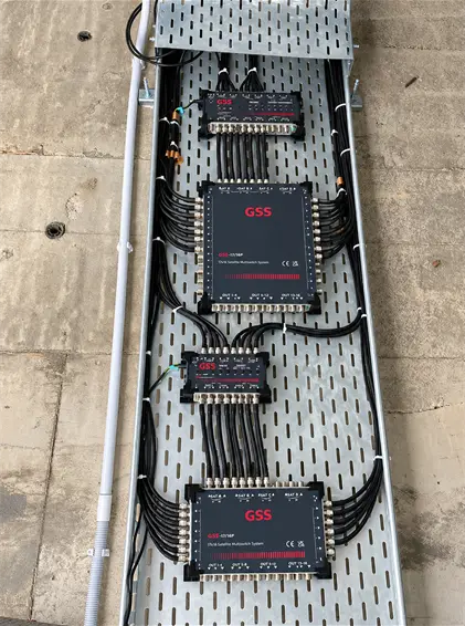 GSS multiswitches on a cable tray